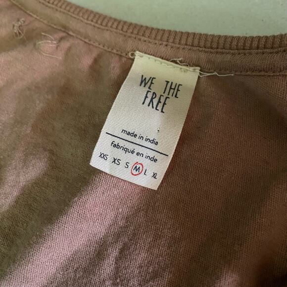 We The Free - Free People Dress It Up Tee - Pink - Picture 11 of 13